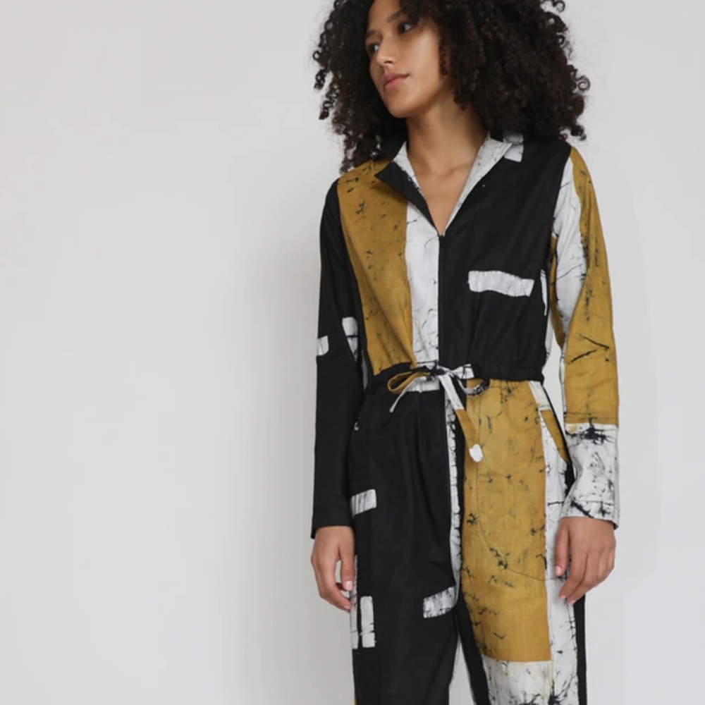 Osei-Duro Fuga Flight Suit in Cut & Paste